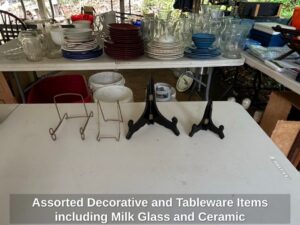 Assorted-Decorative-and-Tableware-Items-including-Milk-Glass-and-Ceramic-Figurines-second-image