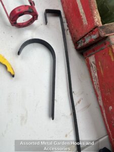 Assorted-Metal-Garden-Hooks-and-Accessories