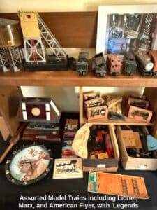 Assorted-Model-Trains-including-Lionel-Marx-and-American-Flyer-with-Legends-of-the-Plains-series