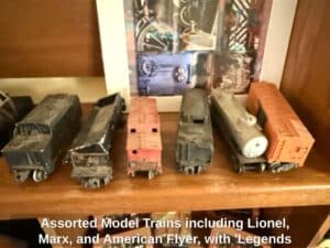 Assorted-Model-Trains-including-Lionel-Marx-and-American-Flyer-with-Legends-of-the-Plains-series-second-image