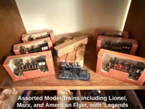 Assorted-Model-Trains-including-Lionel-Marx-and-American-Flyer-with-Legends-of-the-Plains-series-third-image