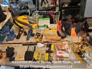 Assorted-Power-Tools-Hand-Tools-and-Drain-Cleaning-Equipment-Lot-second-image