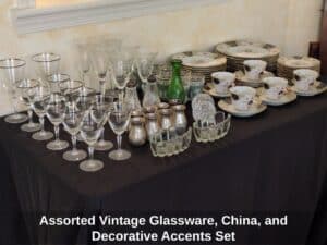 Assorted-Vintage-Glassware-China-and-Decorative-Accents-Set