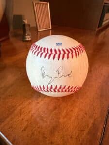 Autographed-Baseball-Likely-Ryne-Sandberg