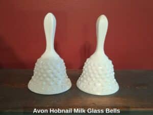 Avon-Hobnail-Milk-Glass-Bells