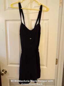 BCBGMaxAzria-Black-Romper-with-Criss-Cross-Back