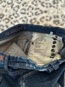 BLANKNYC-Womens-Denim-Cut-off-Shorts-Size-second-image