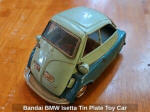 Bandai-BMW-Isetta-Tin-Plate-Toy-Car