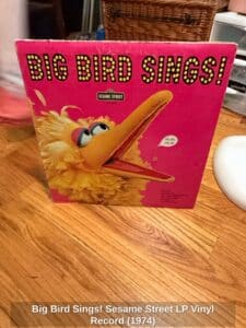 Big-Bird-Sings-Sesame-Street-LP-Vinyl-Record-
