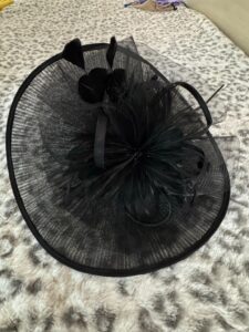 Black-Fascinator-Hat-with-Feathers-and-Netting