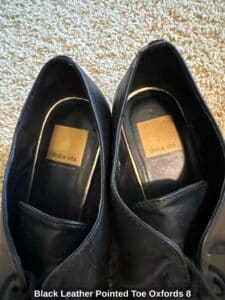Black-Leather-Pointed-Toe-Oxfords-second-image