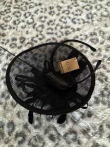 Black-Sinamay-Fascinator-Hat-with-Feathers-and-Bow-by-C.C.-EXCLUSIVES-third-image