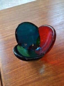 Blenko-Tri-Color-Glass-Ashtray-by-Wayne-Husted