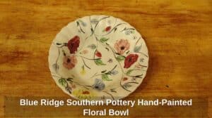 Blue-Ridge-Southern-Pottery-Hand-Painted-Floral-Bowl