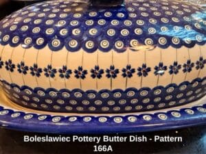 Boleslawiec-Pottery-Butter-Dish-Pattern-A-second-image