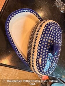 Boleslawiec-Pottery-Butter-Dish-Pattern-A-third-image