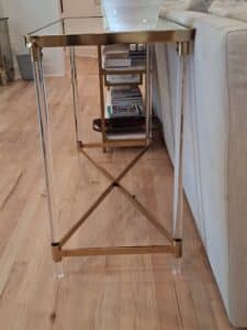 Brass-and-Acrylic-Console-Table-with-Glass-Top-1