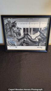 Caged-Wooden-Horses-Photograph