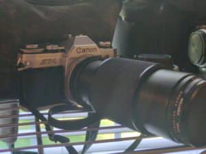 Canon-AT-mm-SLR-Camera-with-Vivitar-mm-Lens-second-image