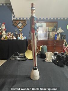 Carved-Wooden-Uncle-Sam-Figurine