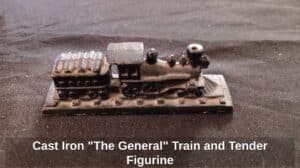 Cast-Iron-The-General-Train-and-Tender-Figurine