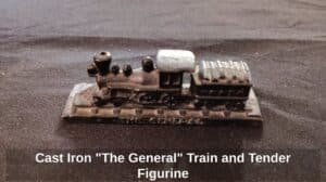 Cast-Iron-The-General-Train-and-Tender-Figurine-second-image
