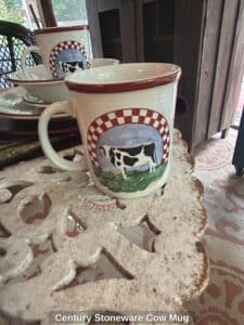 Century-Stoneware-Cow-Mug