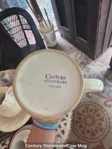 Century-Stoneware-Cow-Mug-second-image