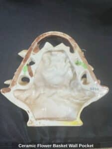 Ceramic-Flower-Basket-Wall-Pocket-second-image