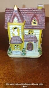 Ceramic-Lighted-Halloween-House-with-Ghost