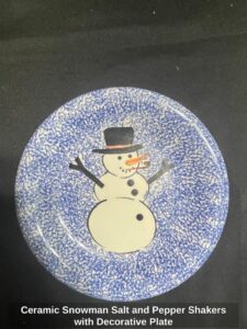 Ceramic-Snowman-Salt-and-Pepper-Shakers-with-Decorative-Plate-second-image