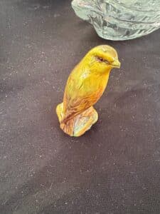 Ceramic-Yellow-Bird-Figurine