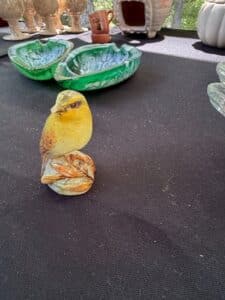 Ceramic-Yellow-Bird-Figurine-third-image