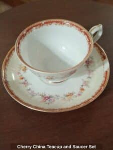 Cherry-China-Teacup-and-Saucer-Set-second-image