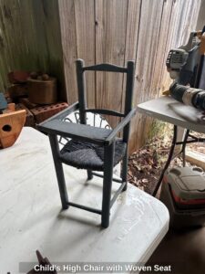 Childs-High-Chair-with-Woven-Seat