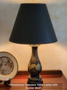 Chinoiserie-Toleware-Table-Lamp-with-Scenic-Motif