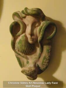 Christine-Sibley-Art-Nouveau-Lady-Face-Wall-Plaque