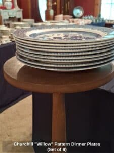 Churchill-Willow-Pattern-Dinner-Plates-Set-of-second-image