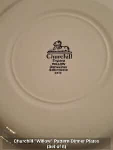 Churchill-Willow-Pattern-Dinner-Plates-Set-of-third-image