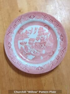 Churchill-Willow-Pattern-Plate