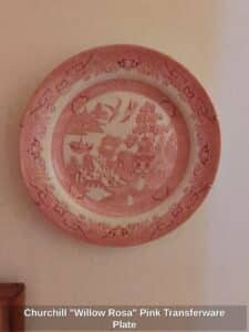 Churchill-Willow-Rosa-Pink-Transferware-Plate