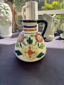 Clarice-Cliff-Art-Deco-Floral-Pitcher