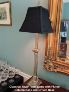 Classical-Style-Table-Lamp-with-Fluted-Column-Base-and-Ornate-Base