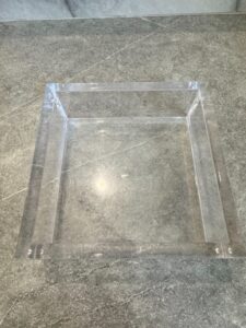 Clear-Acrylic-Tray-with-Riveted-Corners