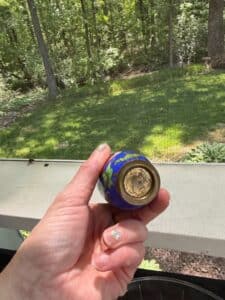 Cloisonn-Enamel-Miniature-Vase-and-Silver-Plated-Glass-Coasters-Set-of-