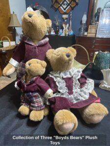 Collection-of-Three-Boyds-Bears-Plush-Toys