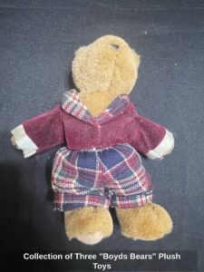 Collection-of-Three-Boyds-Bears-Plush-Toys-fourth-image