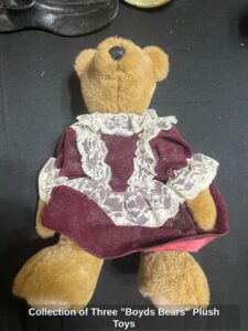 Collection-of-Three-Boyds-Bears-Plush-Toys-third-image