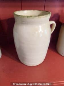 Creamware-Jug-with-Green-Rim