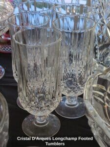 Cristal-DArques-Longchamp-Footed-Tumblers